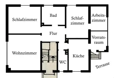 Grundriss der Unterkunft Haus der Kaiser
