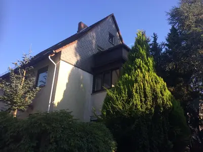 Das Gebäude in dem sich die Ferienwohnung befindet