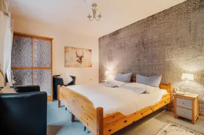Ein Bett oder Betten in einem Zimmer der Unterkunft Ferienhaus St. Andreasberg