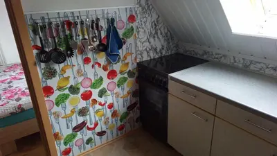Ein Bett oder Betten in einem Zimmer der Unterkunft FeWo Falke