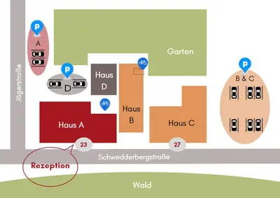 Grundriss der Unterkunft Le petit Palais - Hotel/Pension