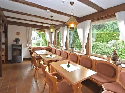 Ein Sitzbereich in der Unterkunft Gruppen- Ferienhaus in Wieda