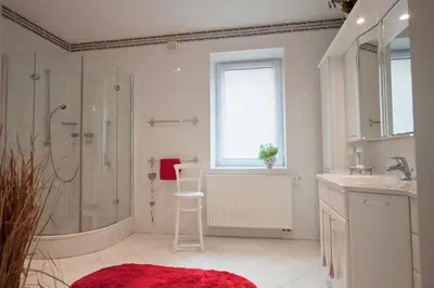Ein Badezimmer in der Unterkunft Ferienwohnung Trenkel