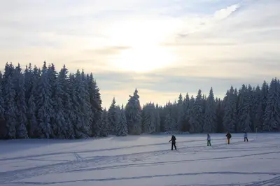 Kurpark Domizil im Winter