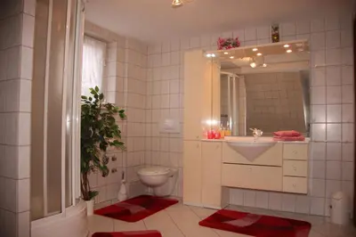 Ein Badezimmer in der Unterkunft Harz-Sonne