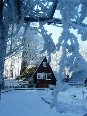 Ferienpark Rosstrappe im Winter