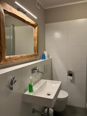 Ein Badezimmer in der Unterkunft Wohlfühlort in der Ferienresidenz Wurmbergblick