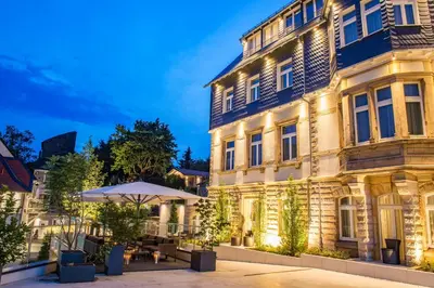 Das Gebäude in dem sich das Hotel befindet
