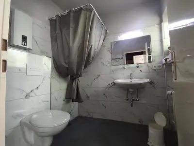 Ein Badezimmer in der Unterkunft Ferienwohnung Schüler-Wolke 2