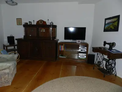 TV/Unterhaltungsangebot in der Unterkunft Ferienwohnung Kutscherhaus