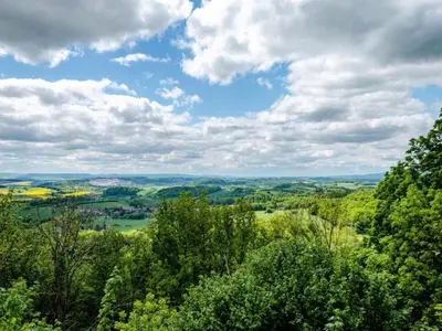 Naturlandschaft in der Nähe des Ferienhauses