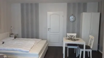 Ein Bett oder Betten in einem Zimmer der Unterkunft Ferienwohnung Steffens Hahnenklee Wohnung 25