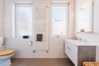 Ein Badezimmer in der Unterkunft Harz Cottage Braunlage