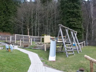 Ein Kinderspielbereich in der Unterkunft Haus Walpurga