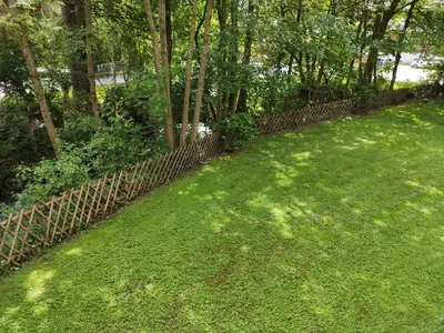 Ein Garten an der Unterkunft Ferienwohnung 