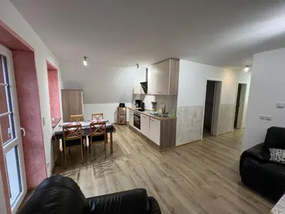Küche/Küchenzeile in der Unterkunft Wanderlust