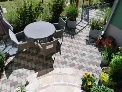 Ein Garten an der Unterkunft Ferienwohnung-Thale-Ritter