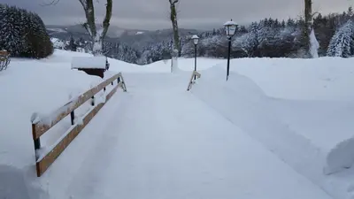 Hotel Pension Fernblick im Winter