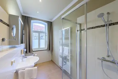 Ein Badezimmer in der Unterkunft Ferienwohnung im Wasserwinkel