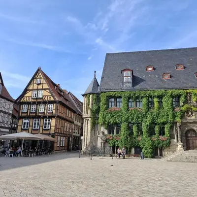Das Gebäude in dem sich die Ferienwohnung befindet