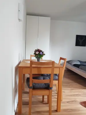 Ein Sitzbereich in der Unterkunft Wurmberg Domizil