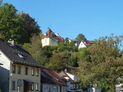 Das Gebäude in dem sich die Ferienwohnung befindet