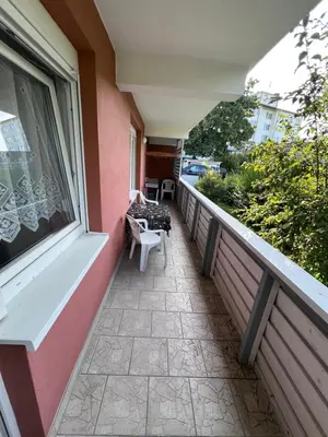 Ein Balkon oder eine Terrasse in der Unterkunft Haus Wiesengrund