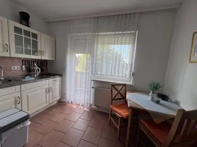 Küche/Küchenzeile in der Unterkunft Haus Wiesengrund