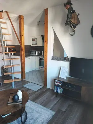 TV/Unterhaltungsangebot in der Unterkunft Ferienwohnung Mephisto und Faust