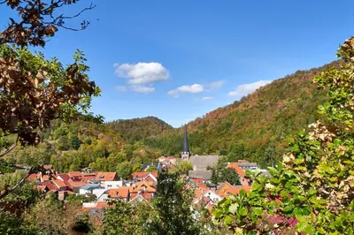 Naturlandschaft in der Nähe des Ferienhauses