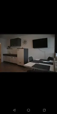 Küche/Küchenzeile in der Unterkunft Ferienwohnung Ohanna