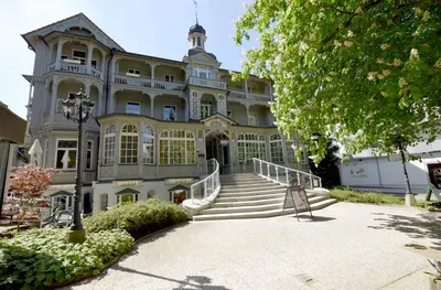 Das Gebäude in dem sich die Ferienwohnung befindet