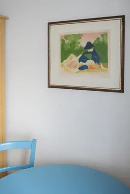 Ein Bett oder Betten in einem Zimmer der Unterkunft Ferienwohnung Hochgefühl