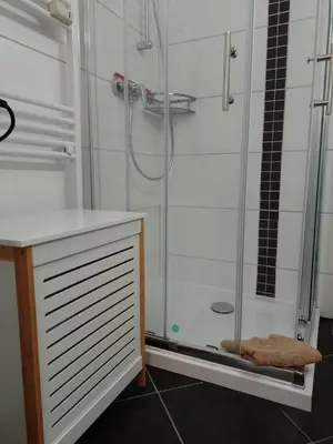 Ein Badezimmer in der Unterkunft Ferienwohnung Jesper
