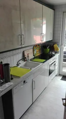 Küche/Küchenzeile in der Unterkunft Ferienwohnung Kück-Rathausstrasse