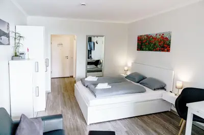Ein Bett oder Betten in einem Zimmer der Unterkunft Haus am See HS 337