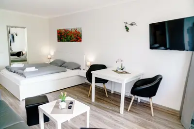 Ein Bett oder Betten in einem Zimmer der Unterkunft Haus am See HS 337