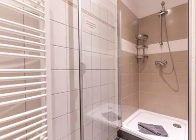 Ein Badezimmer in der Unterkunft Ferienwohnung Wernigerode Zentrum 1