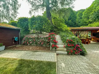 Ein Garten an der Unterkunft Ferienwohnungen Marianne Lau