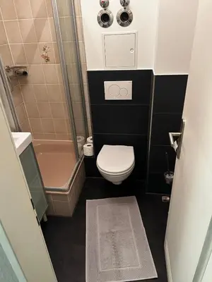 Ein Badezimmer in der Unterkunft Jagdschlösschen-Harz