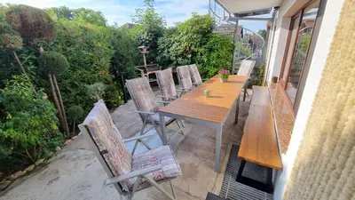 Ein Balkon oder eine Terrasse in der Unterkunft Haus Siggi