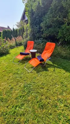 Ein Garten an der Unterkunft Haus Siggi