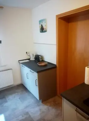 Küche/Küchenzeile in der Unterkunft Ferienwohnungen Untermühle, Rothenbergerstr. 12