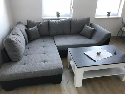 Ein Sitzbereich in der Unterkunft kleiner vampir