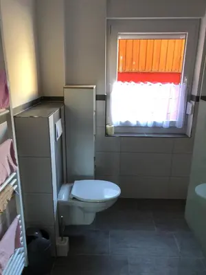 Ein Badezimmer in der Unterkunft kleiner vampir