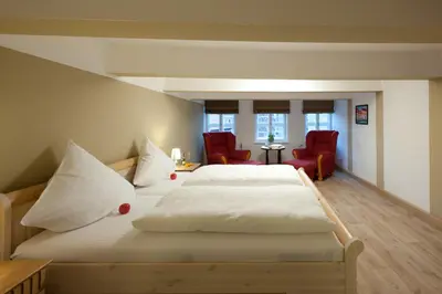 Ein Bett oder Betten in einem Zimmer der Unterkunft Schlaf-gut Appartments