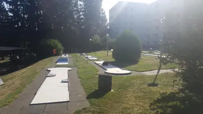 Ein Garten an der Unterkunft Hahnenklee Ferienpark 1-411