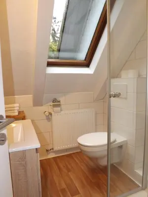 Ein Badezimmer in der Unterkunft Residenz Bocksberg-Blick & St. Florian