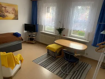 TV/Unterhaltungsangebot in der Unterkunft Monteurs Zimmer Noack