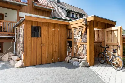 Das Gebäude in dem sich das Chalet befindet
